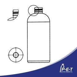 500ml Boston Squat Drawing