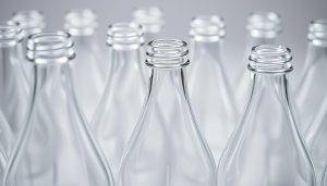 clear PET bottles