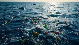 PET ocean waste